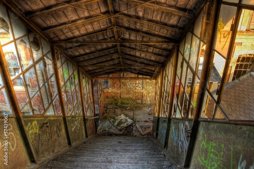 Old abandoned stairs