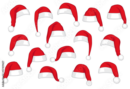 Weihnachtsmützen, 18x