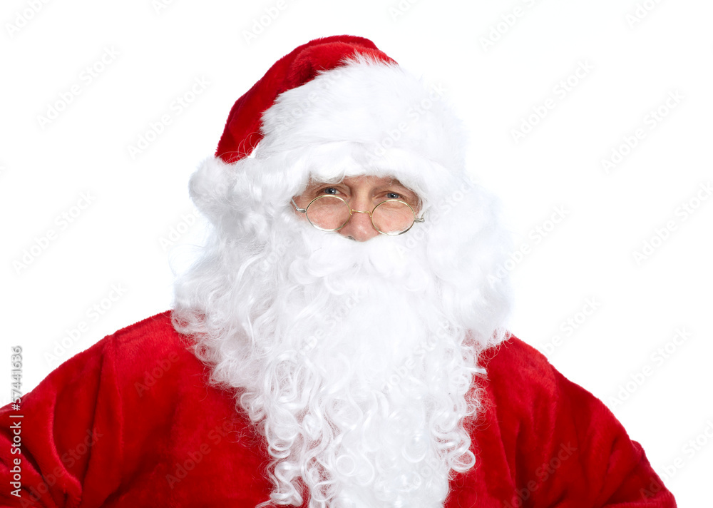Santa Claus isolated on white. Santa Claus isolated on white.