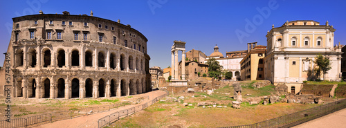 Il Teatro Marcello e la Chiesa di S. Rita, Roma photo