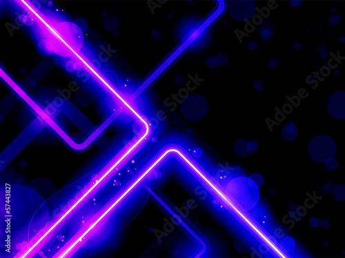Blue Purple  Lines Background Neon Laser