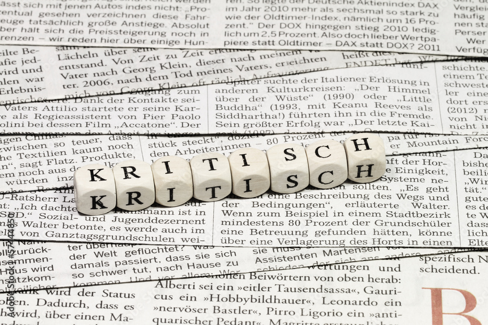 Obraz premium Kritisch