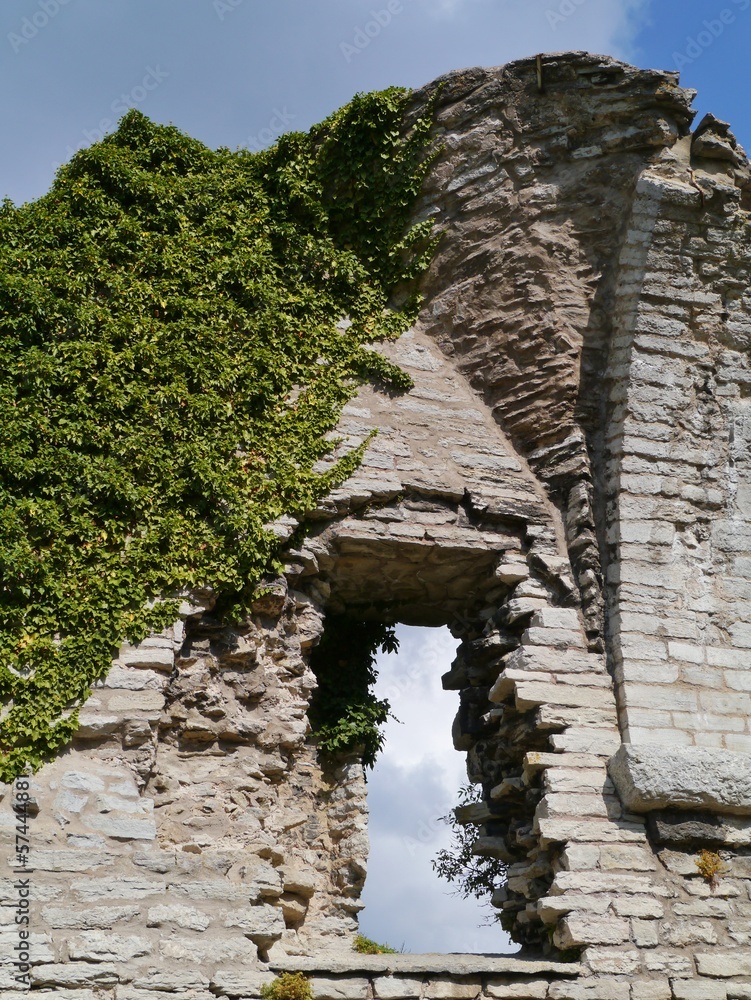 Ruin of the saint Per church in Visby
