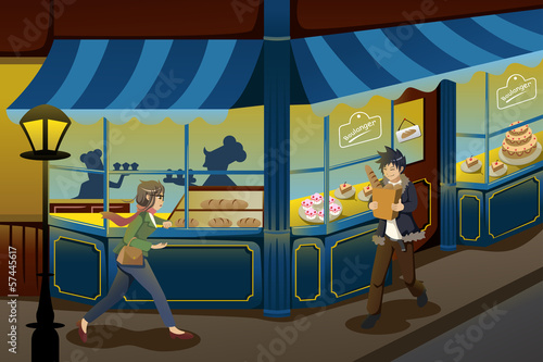 French bakery store