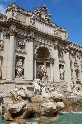 de Trevi Fountain in Rome, Italy