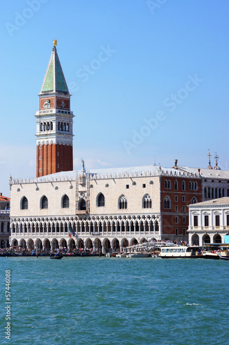 Campanile and Doge's palace on Saint Marco square, Venice, Italy © dimbar76