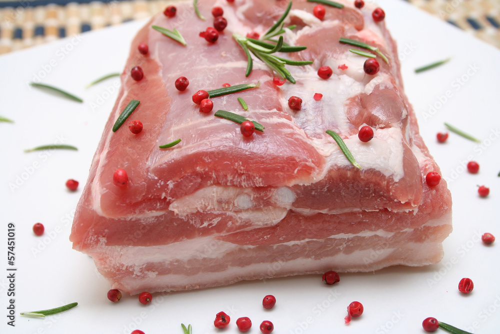 schweinebauch Stock Photo | Adobe Stock