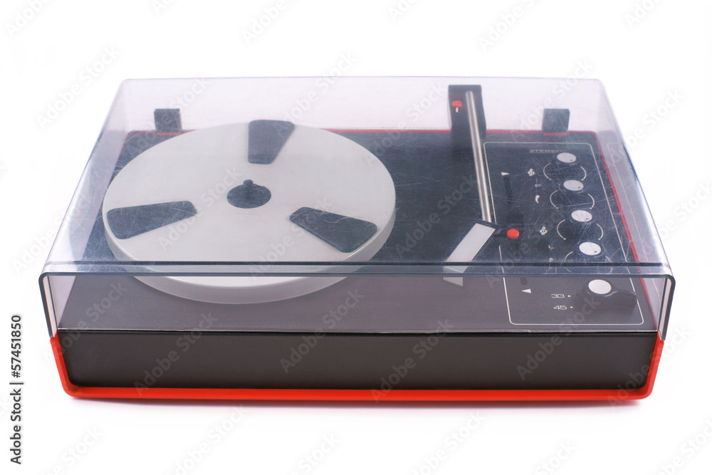 Fototapeta premium Turntable, audio, for playback of vinyl records