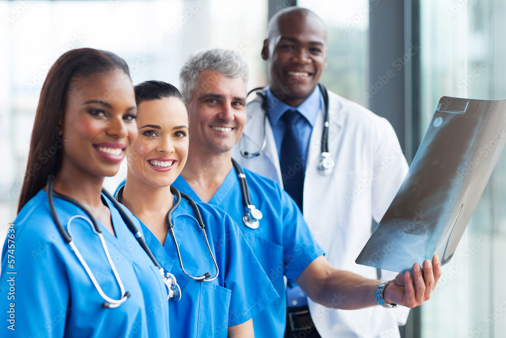 group of medical workers working together group of medical workers working together
