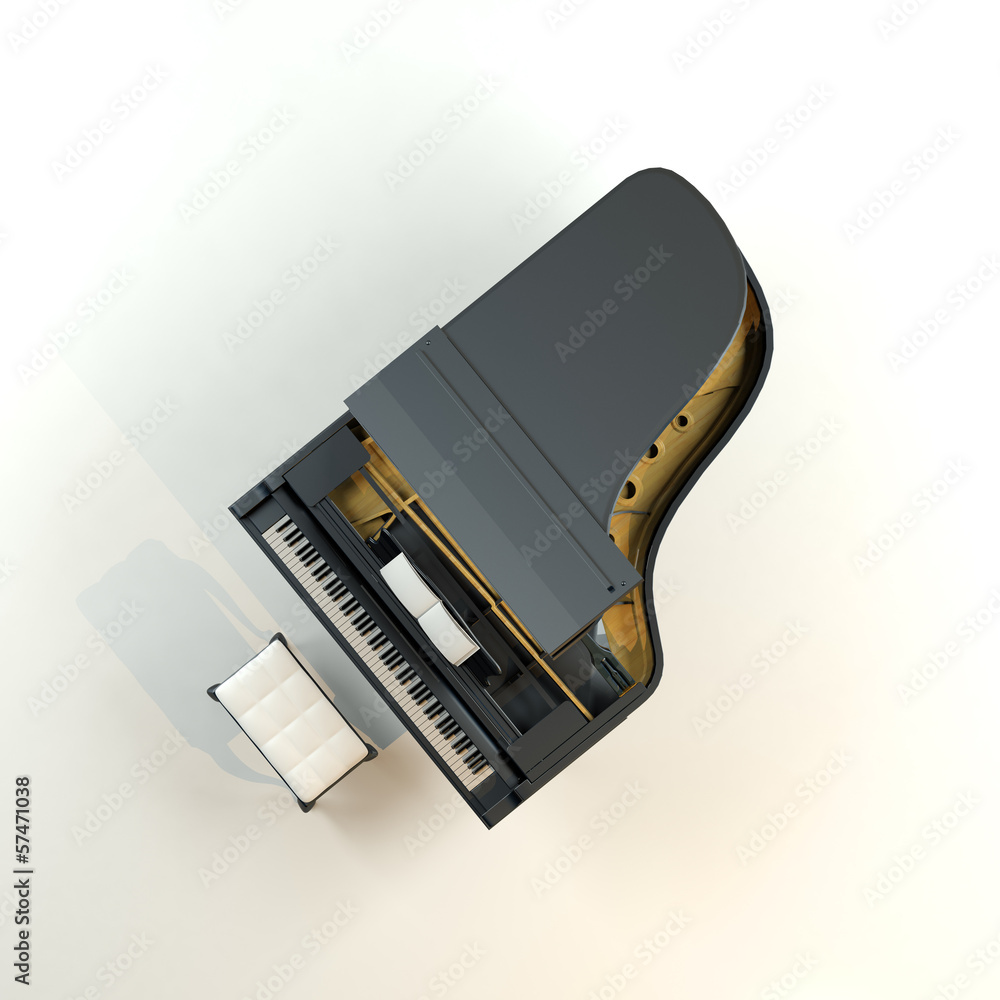 Obraz premium Piano, Flügel,Musik, Sound, Konzert