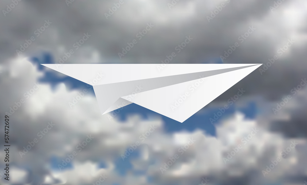 paper plane in storm paper plane in storm