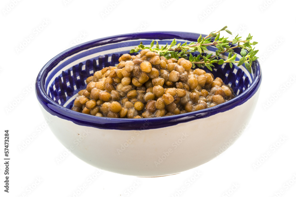 Backed lentils Backed lentils