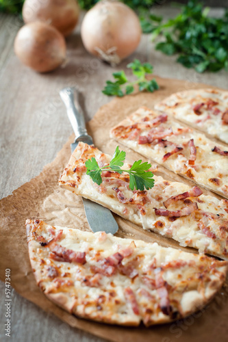 Принти на полотні flammkuchen elsässer art