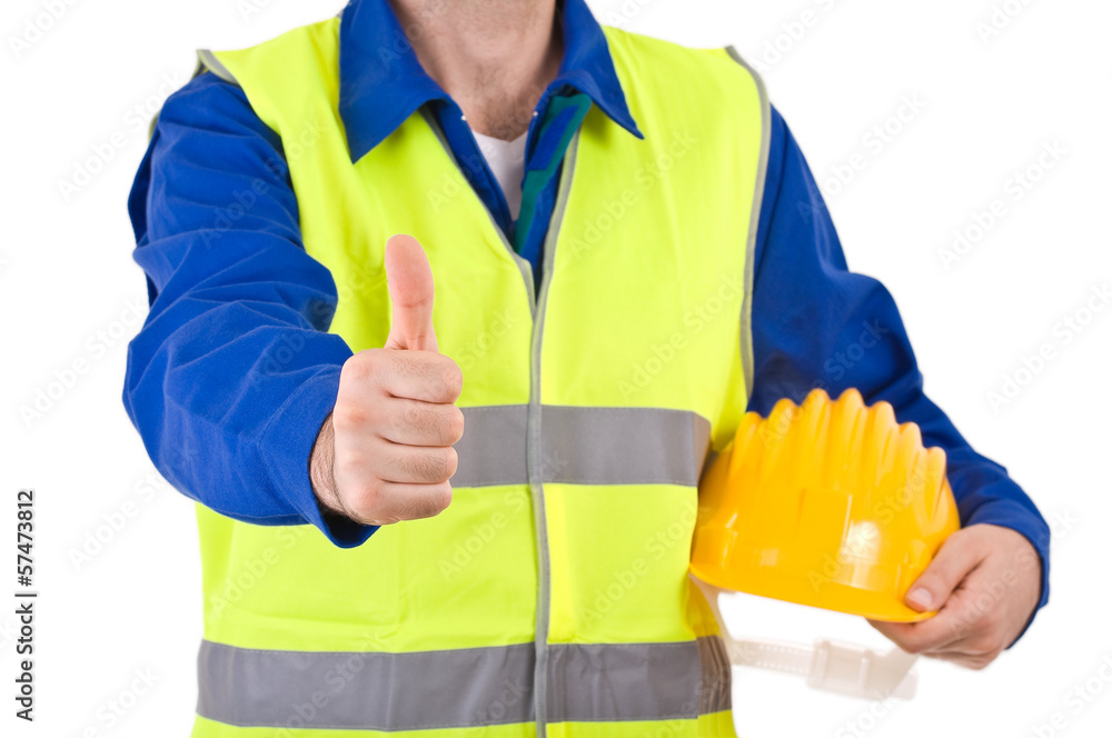 Blue collar worker. Blue collar worker.