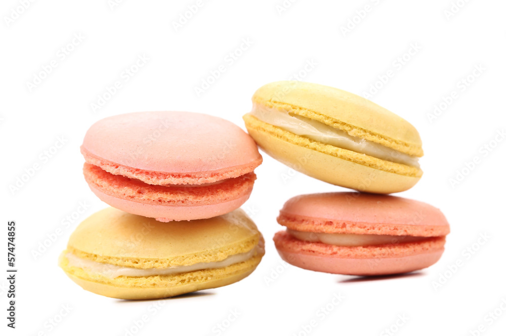 Various macaron cakes. Various macaron cakes.