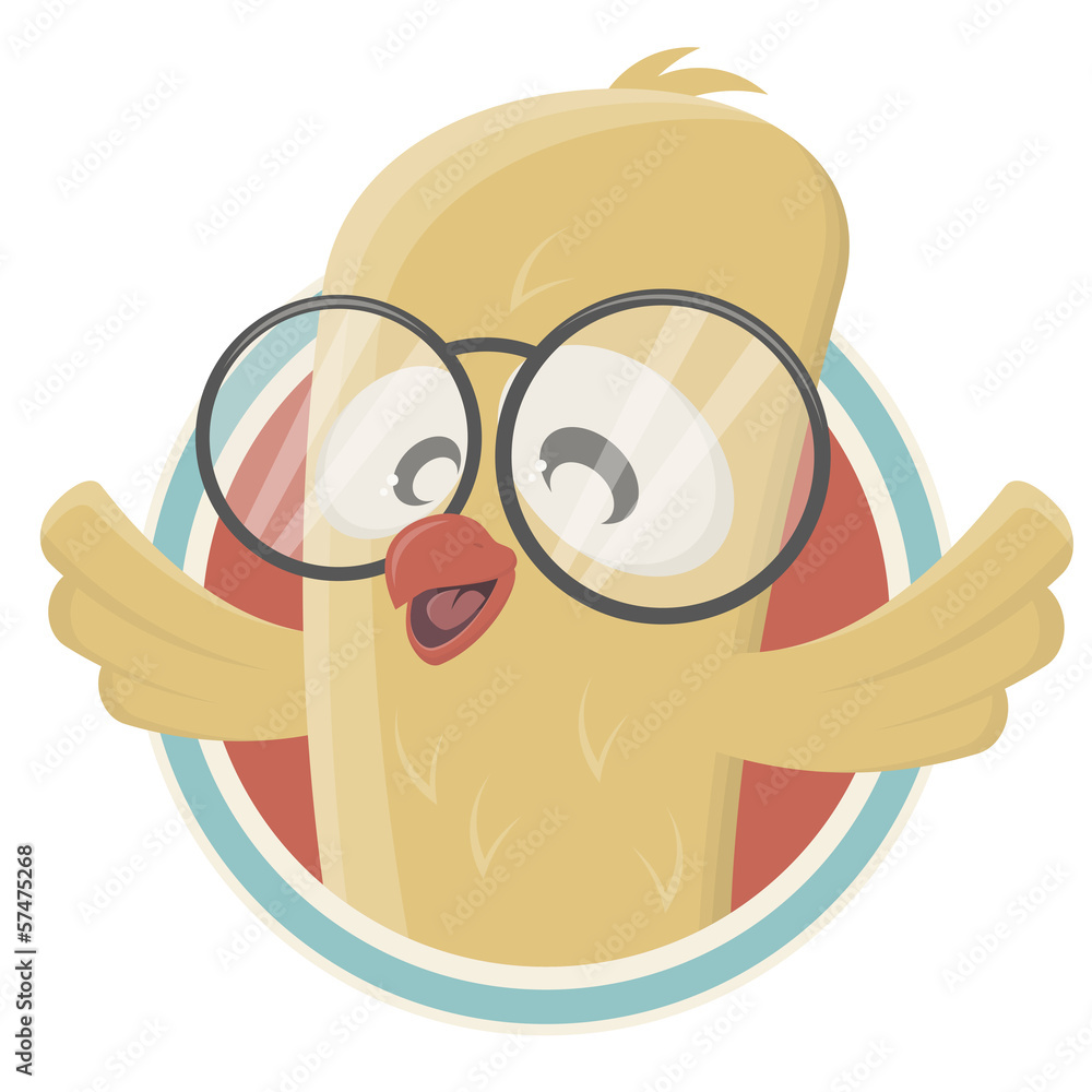 Fototapeta premium vogel lustig
