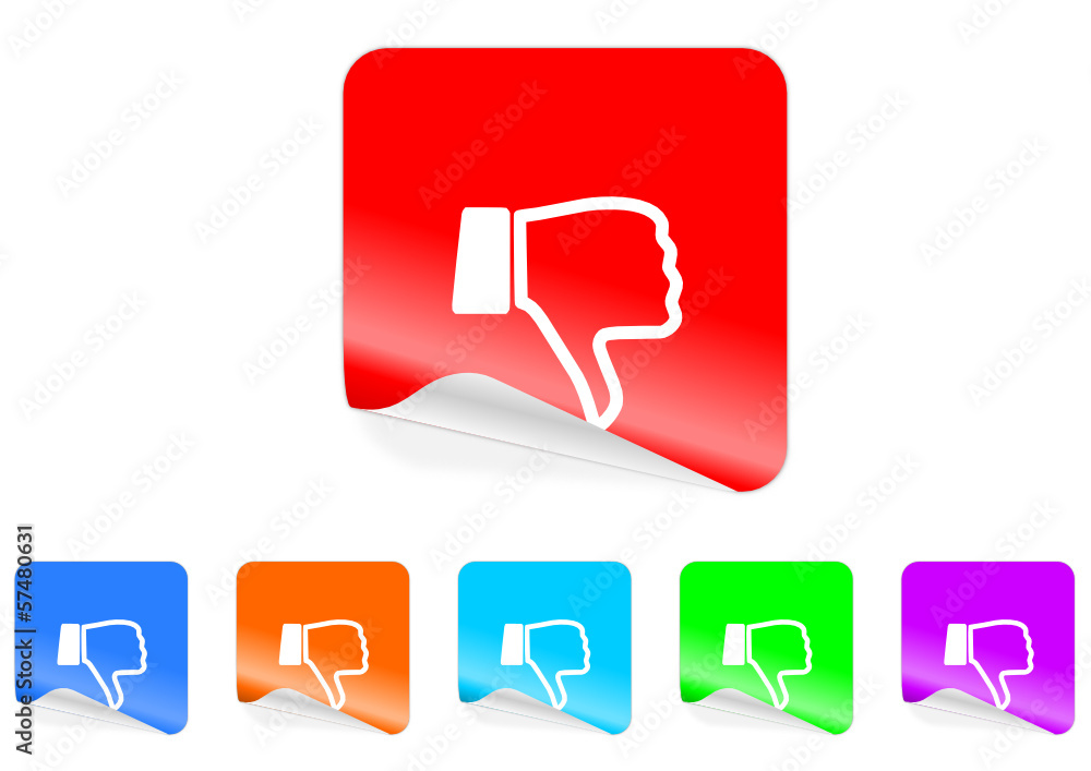 dislike icon vector set dislike icon vector set
