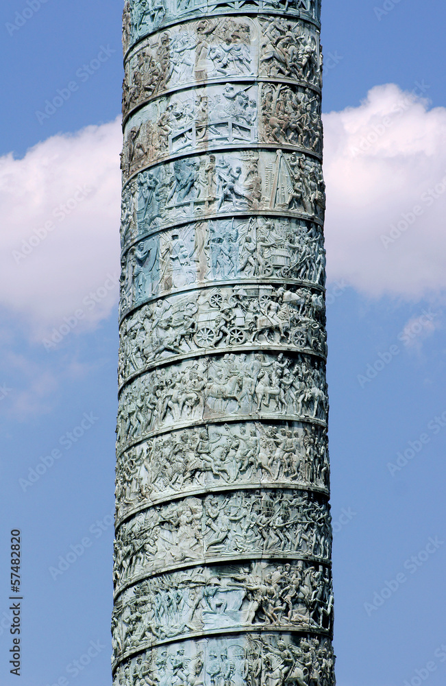 Column Vendome in Paris.