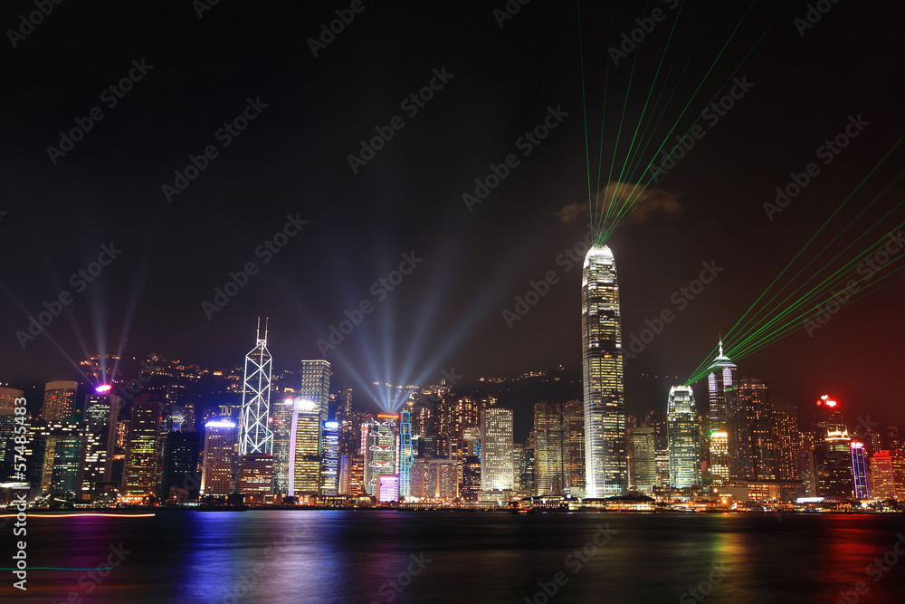 Fototapeta premium Hong Kong night view