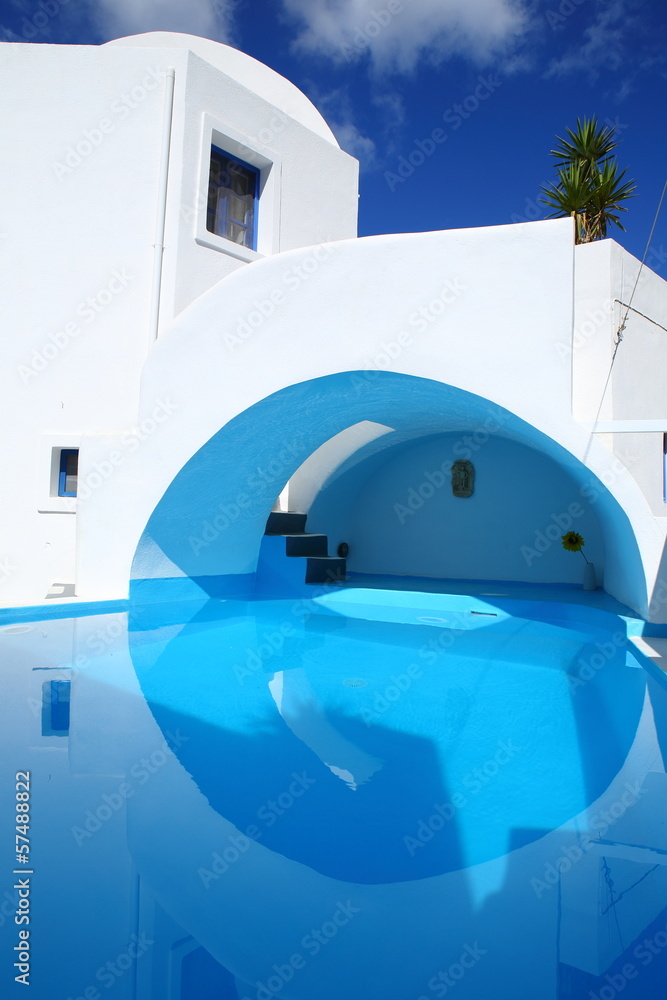 Obraz premium サントリーニ島