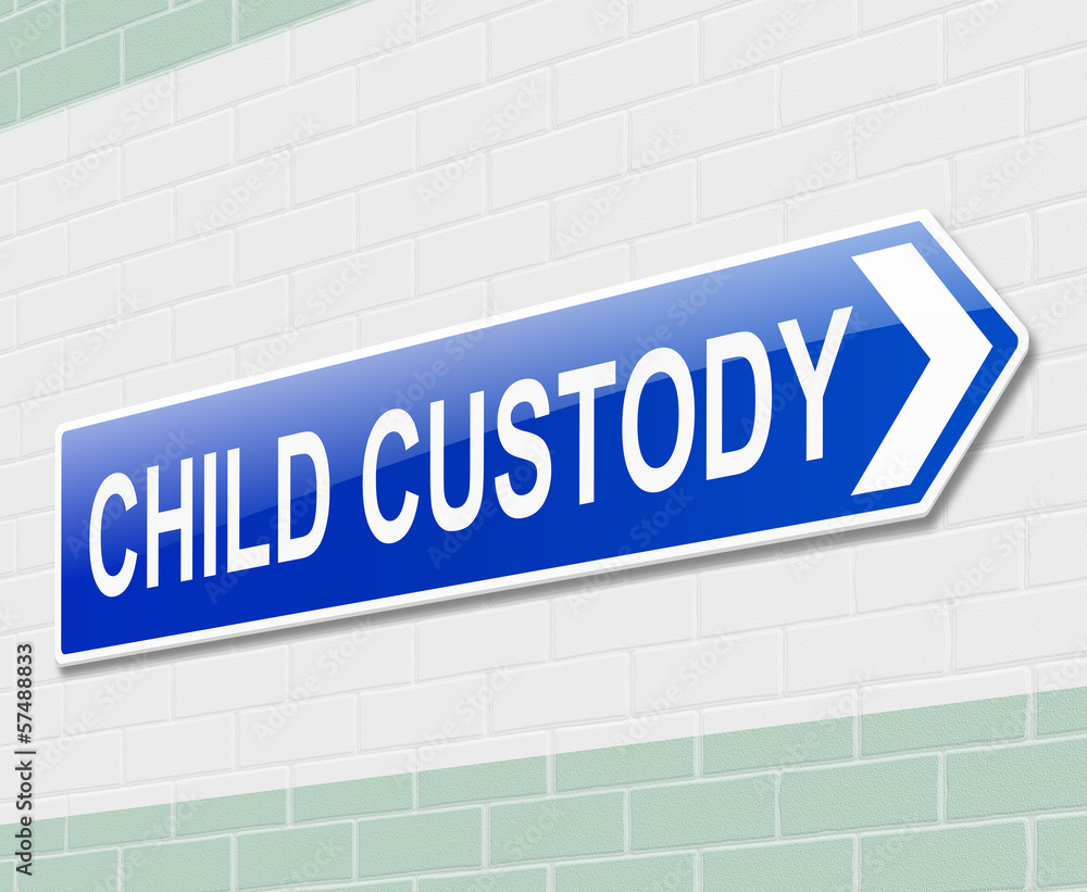 Child custody concept.