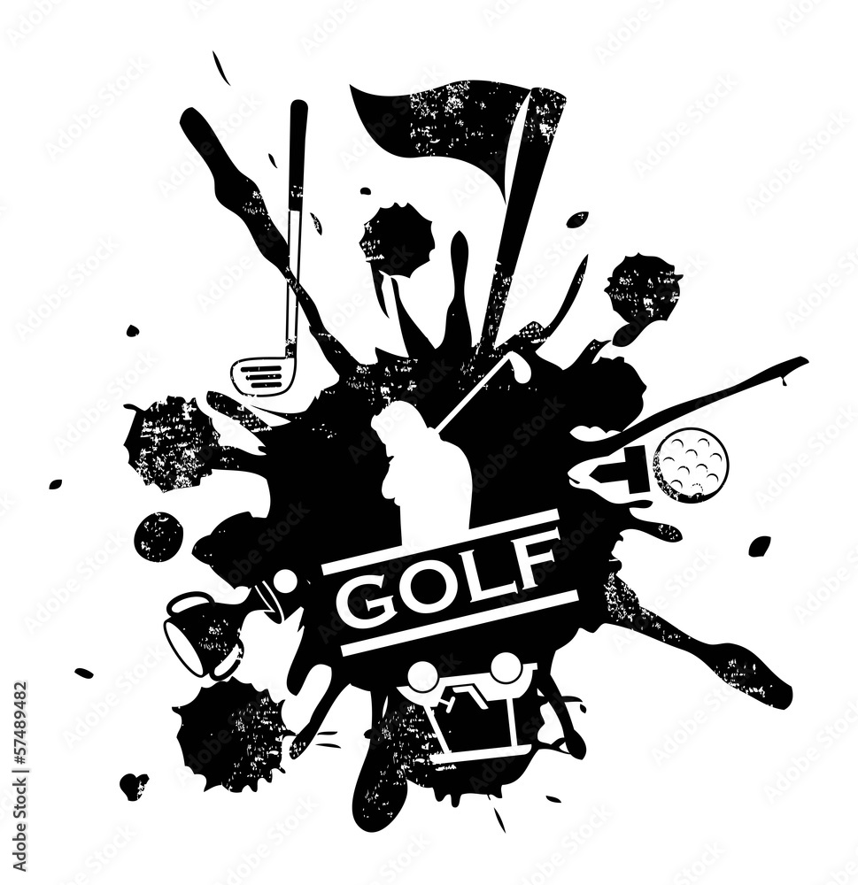 Obraz premium golf design