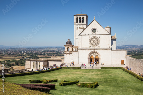 basilica of St. Francis in Assisi, Italy