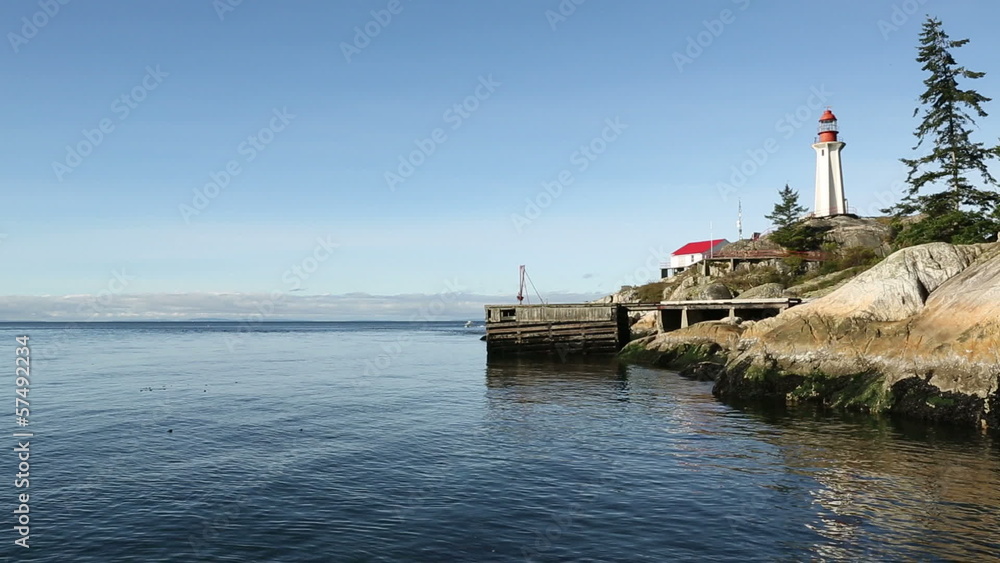 Point Atkinson Lighthouse, Sport Fishing Boat Point Atkinson Lighthouse, Sport Fishing Boat