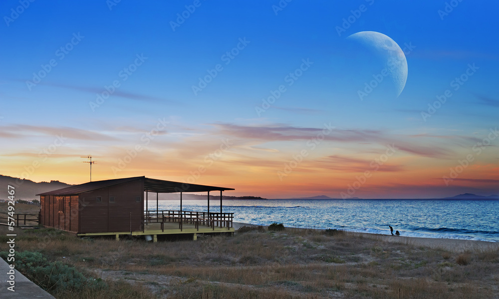 wooden house by the sea wooden house by the sea