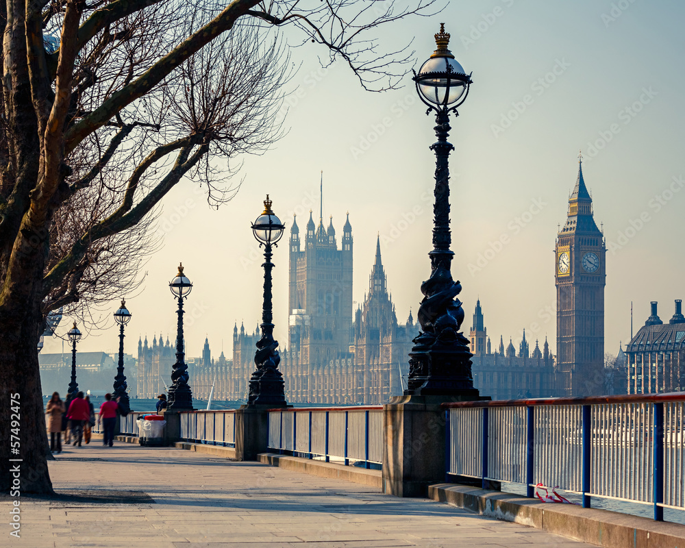 Fototapeta premium Big Ben and Houses of parliament, London