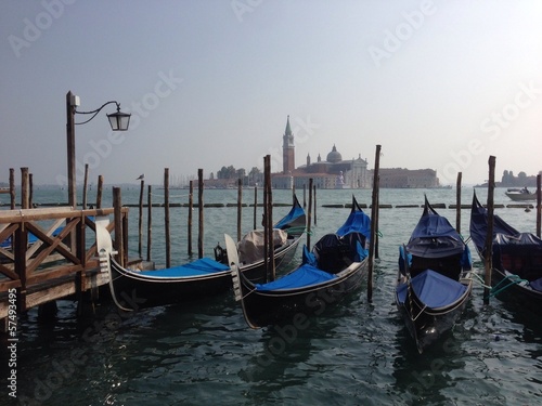 Gondolas in Venice © johnmarr