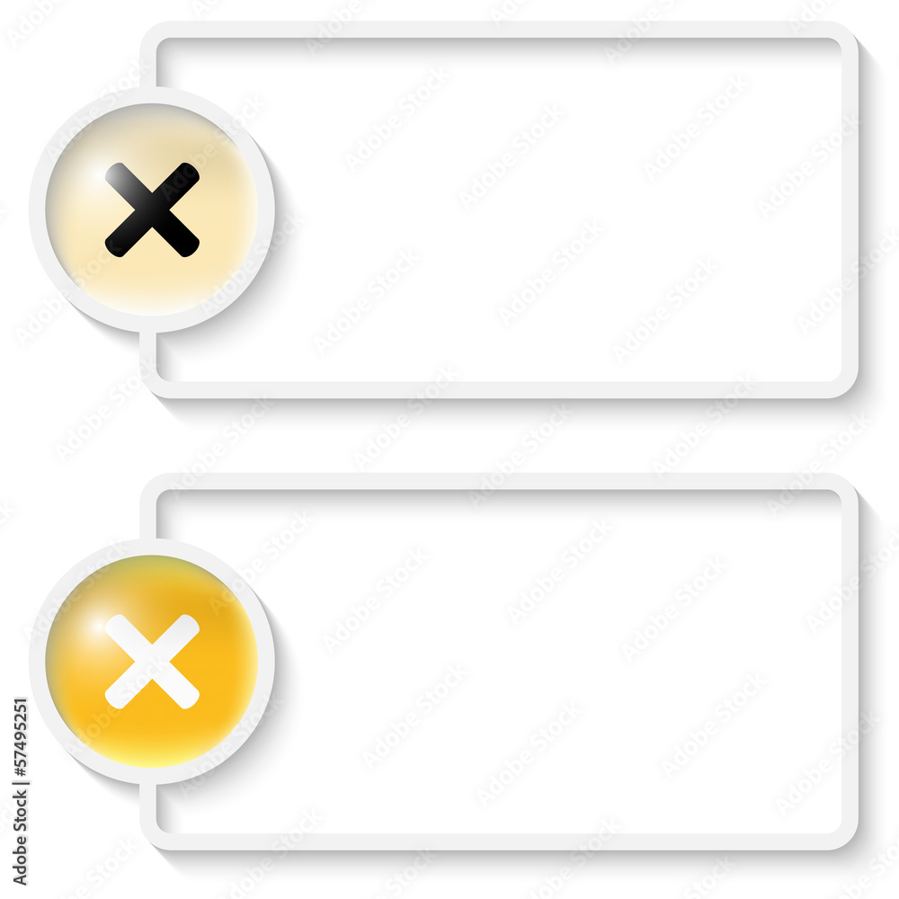 two white abstract text frame with ban mark two white abstract text frame with ban mark