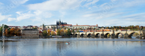 Prague Castle and Charles bridge, Czech Republic