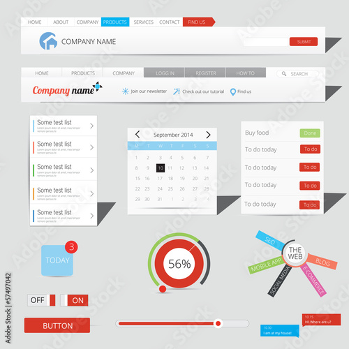 Designed web graphics