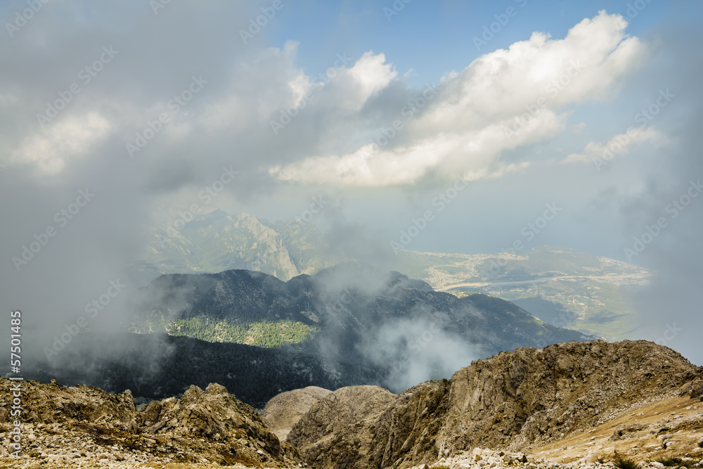 Panorama from Mount Tahtali, Turkey, Kemer