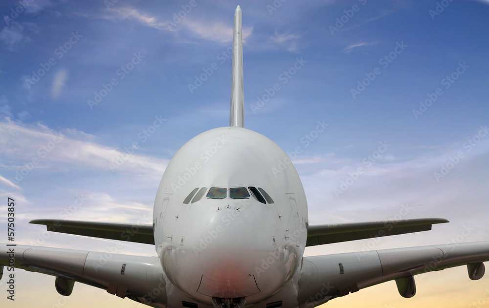 Obraz premium Passenger aircraft