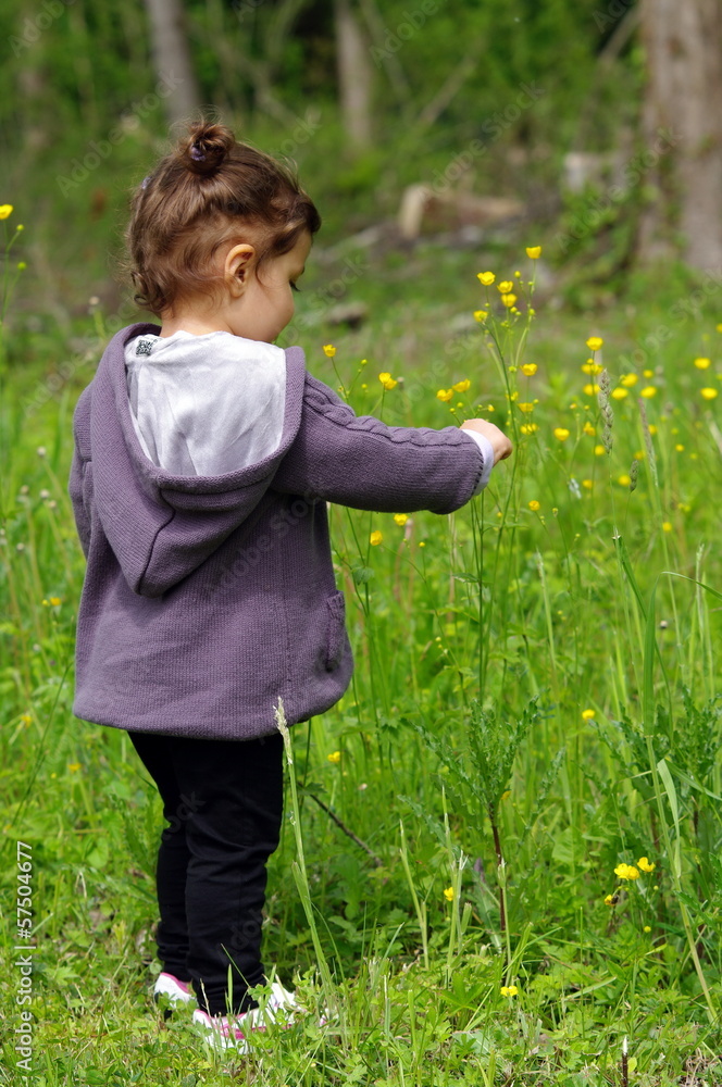 petite fille a la campagne petite fille a la campagne
