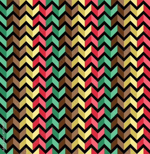 beautiful zigzag patterned background with soft retro colors © HAKKI ARSLAN