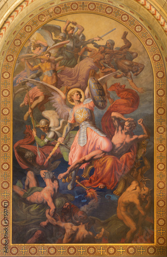 Vienna - Archangel Michael and war with the bad angels