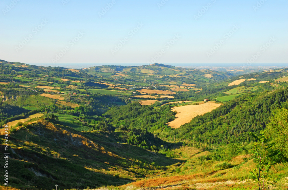 Italy, Apennines hills near Bertinoro