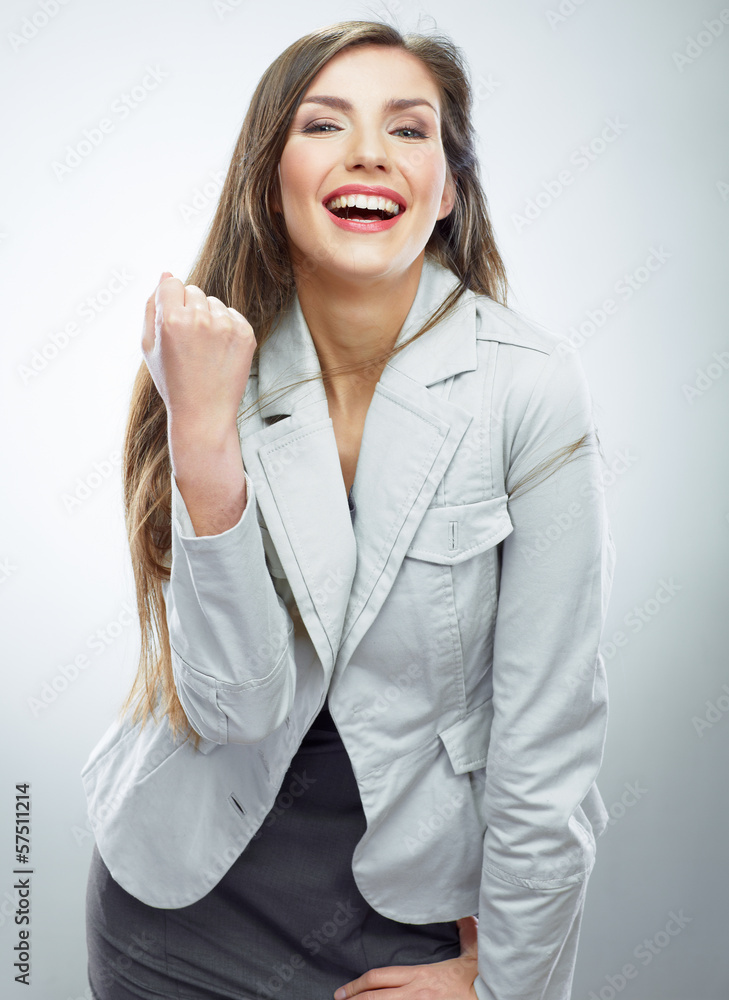 Business woman portrait. Success business. Female model. Business woman portrait. Success business. Female model.