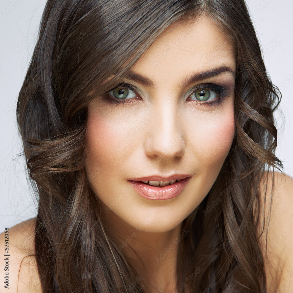 Beautiful young woman portrait