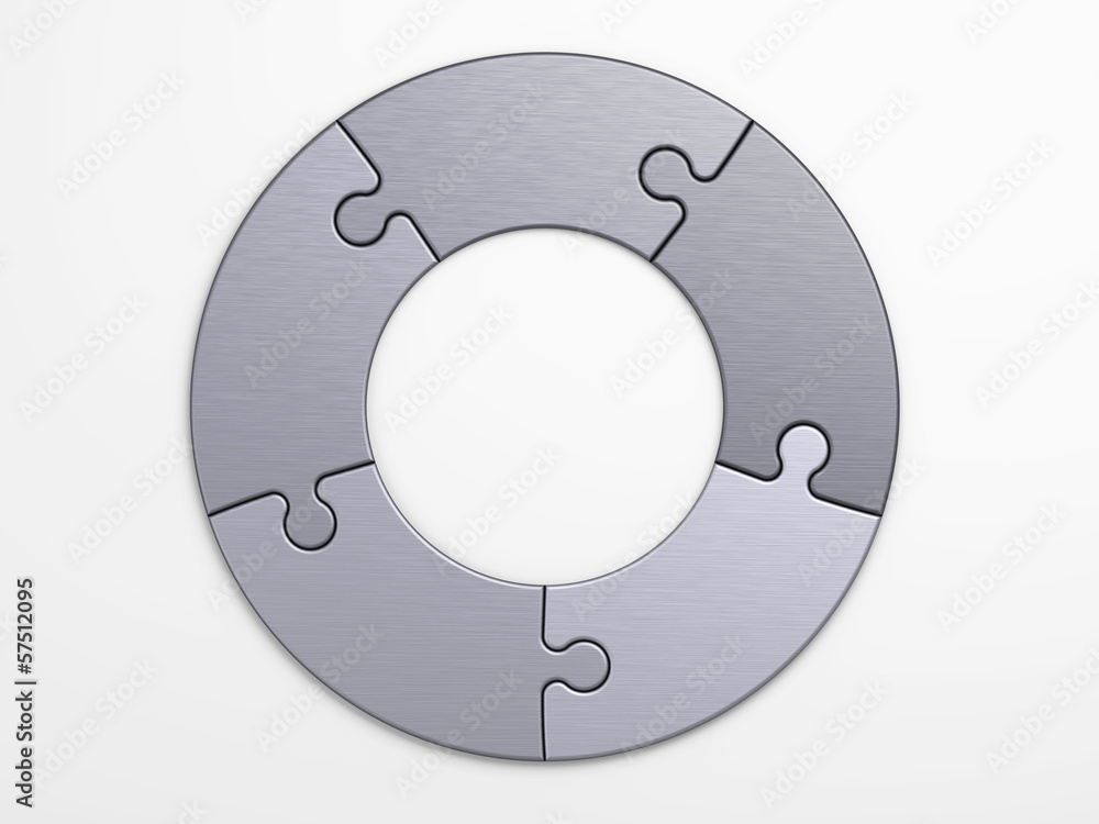 metal pieces of puzzle to place concepts with clipping path metal pieces of puzzle to place concepts with clipping path