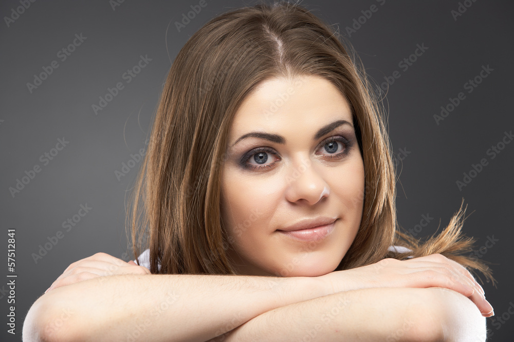 Fototapeta premium Woman isolated portrait