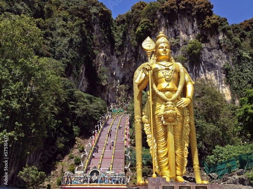 Canvas Print Lord Murugan Batu Caves Kuala Lumpur Selangor Malaysia Asia
