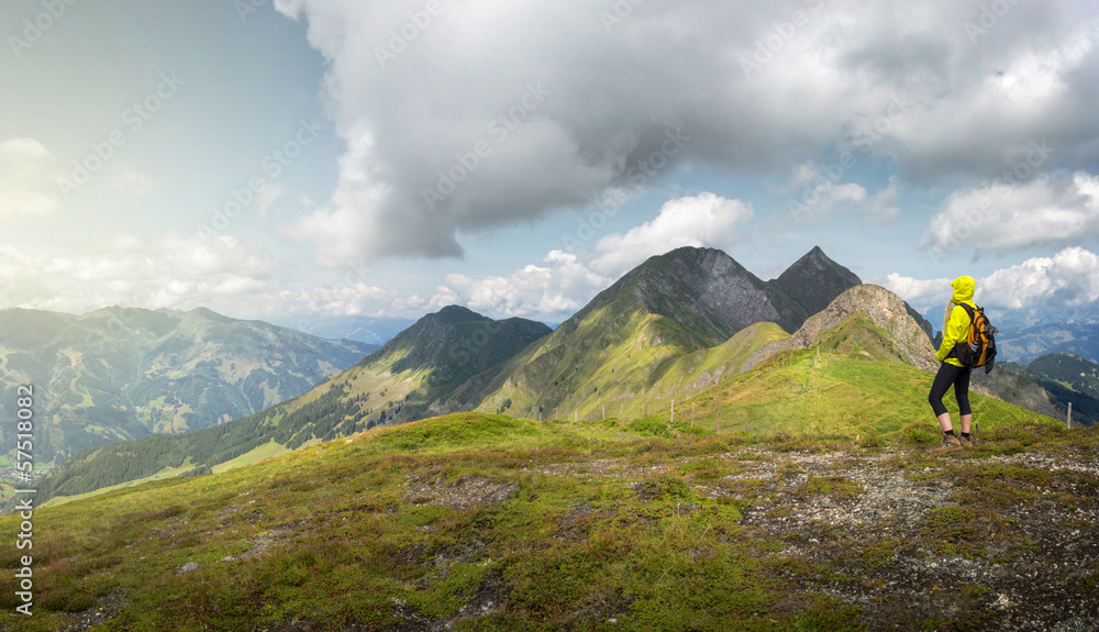 Hiking in the alps, Austria