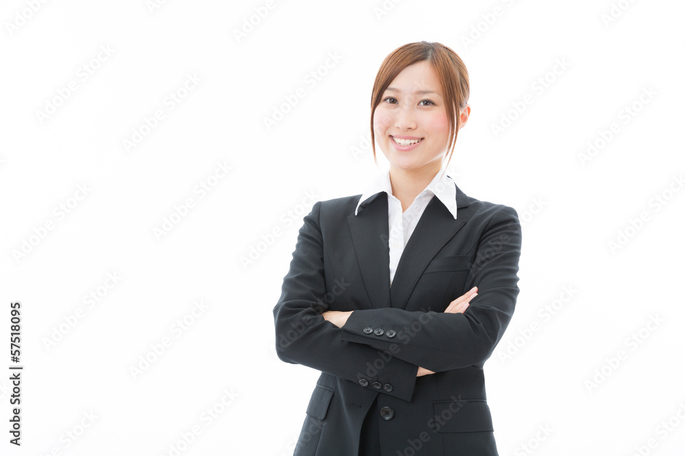 笑顔の女性　ビジネス