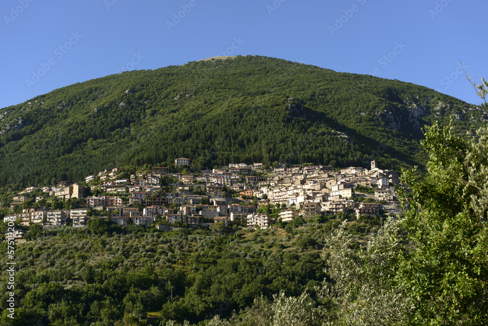Poggio Bustone view, Rieti valley