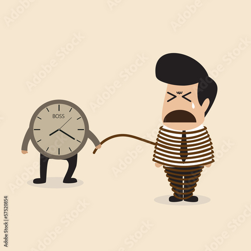 Employee life is depended by a time