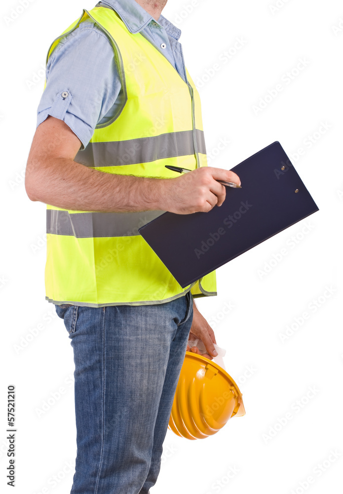Blue collar worker. Blue collar worker.